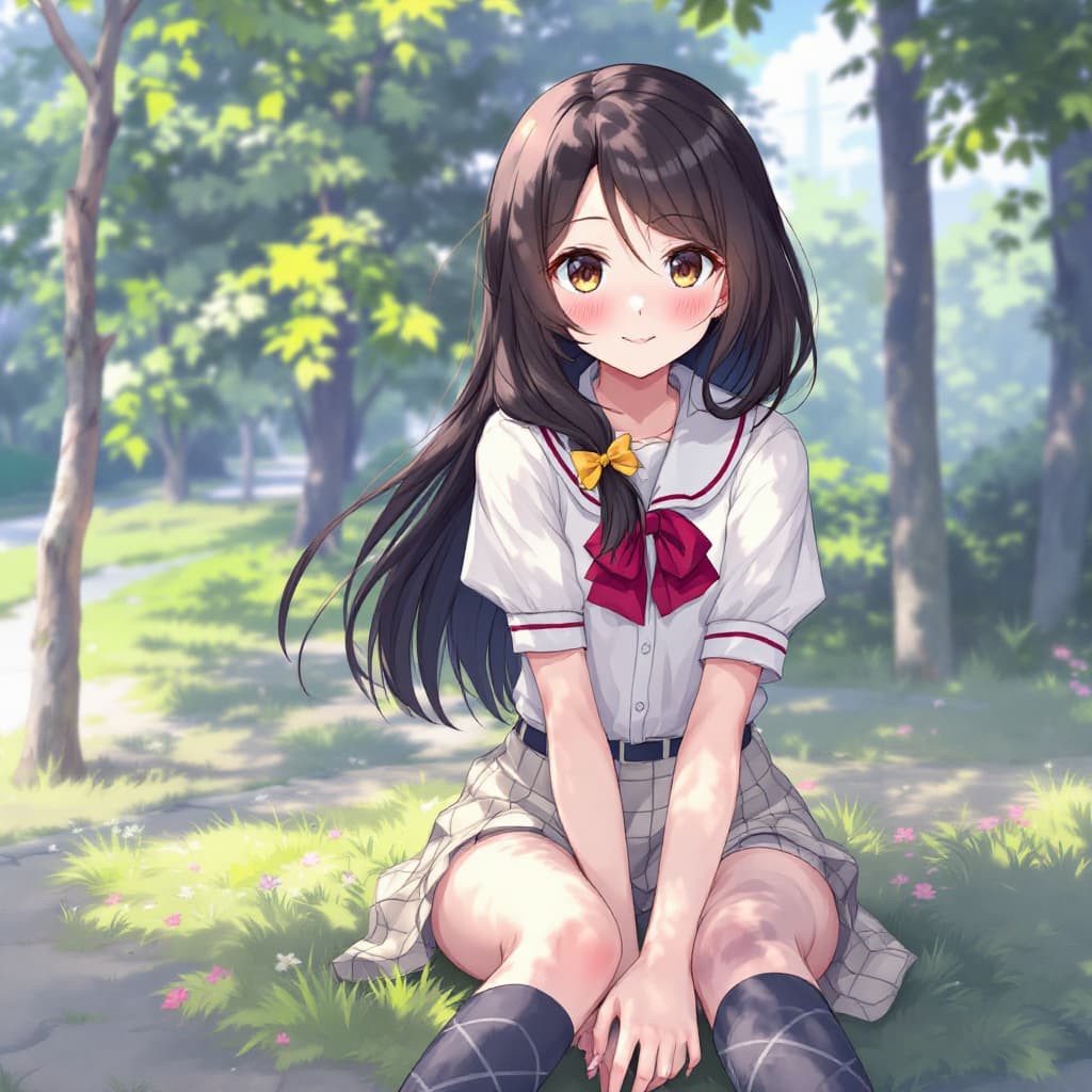 AI generated: anime girl