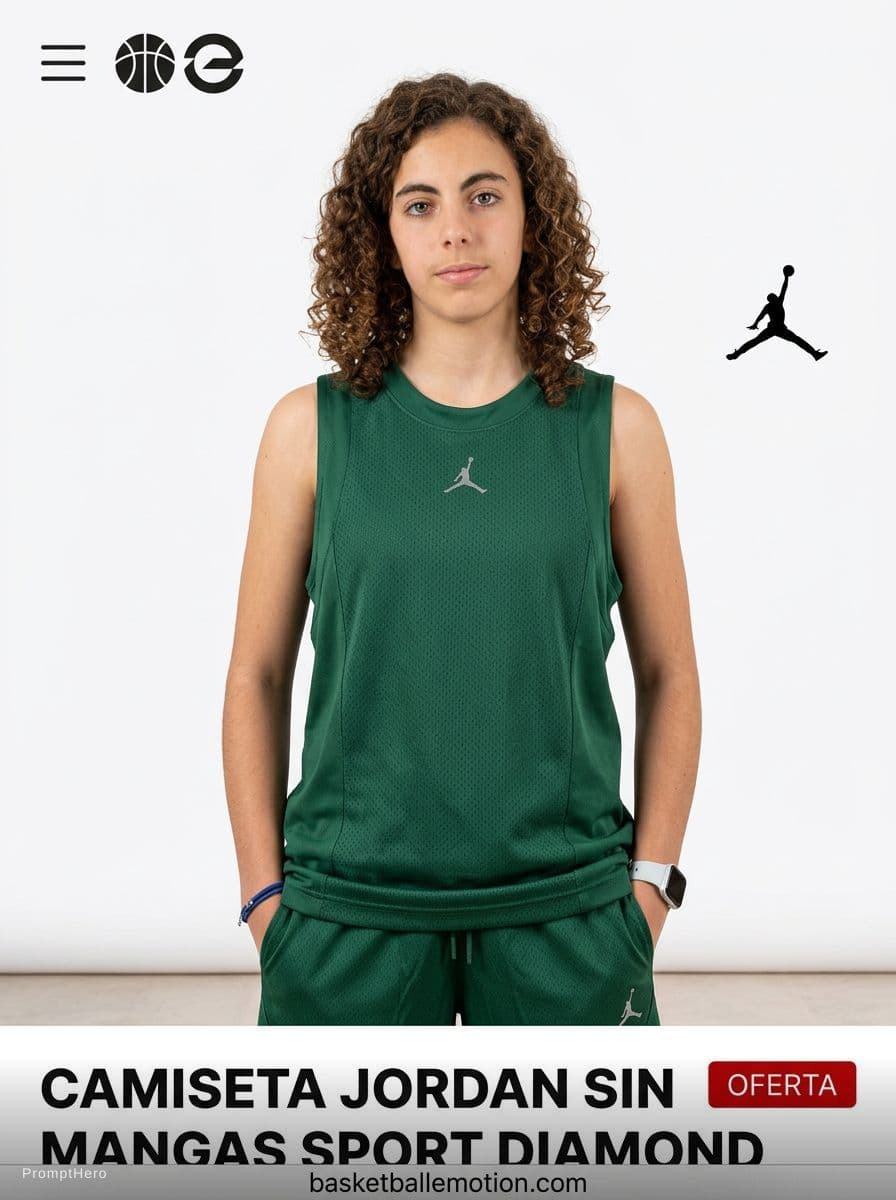 AI generated: pon la camiseta, verde en el la chica que te mando en las otras fotos 