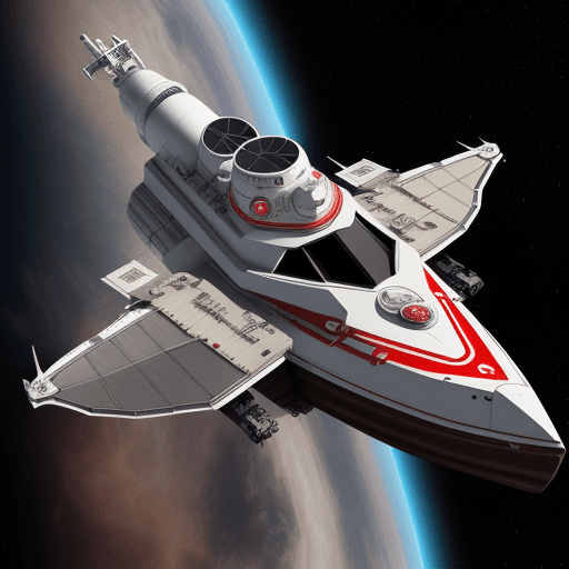 AI generated: Alarme de uma nave espacial
