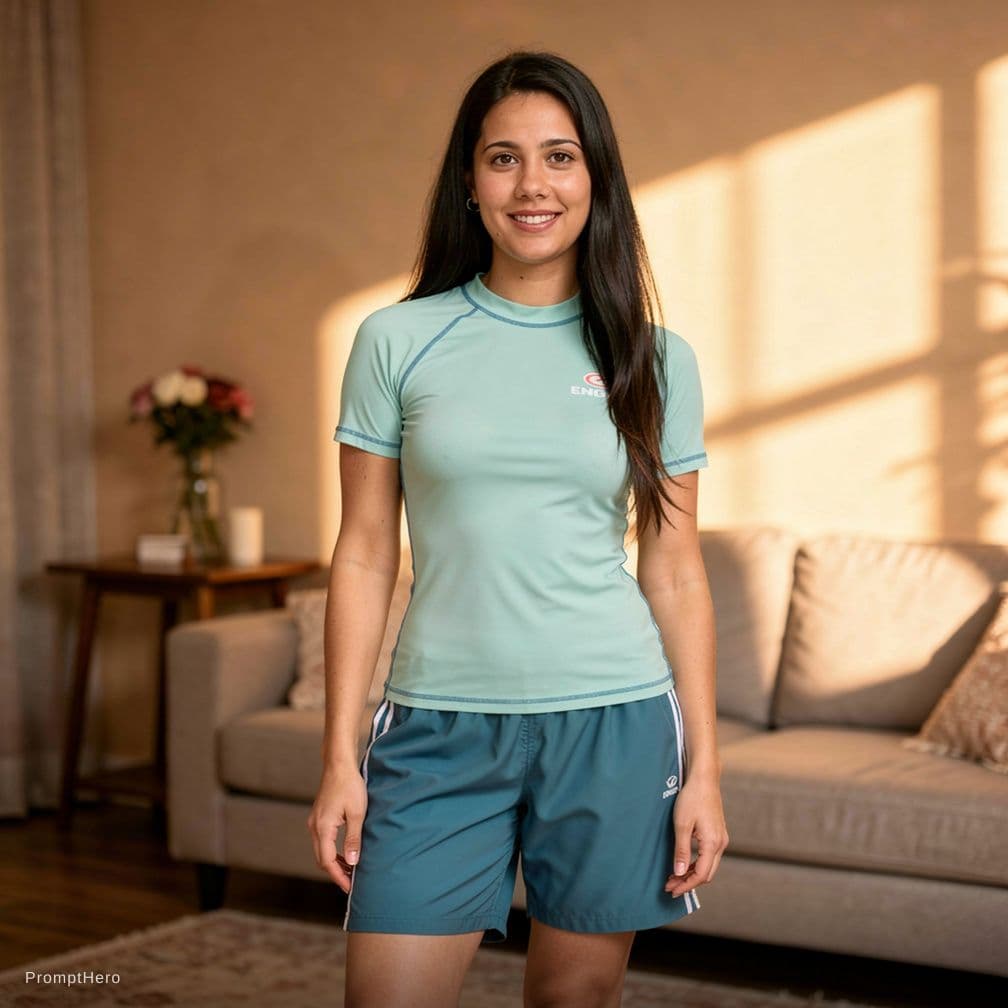 AI generated: i am a swimmer. show me in my swimming costume in a bedroom
