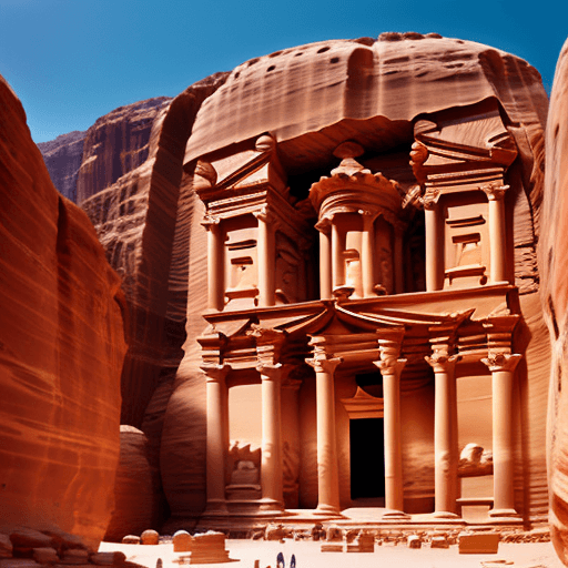 AI generated: petra jordan 