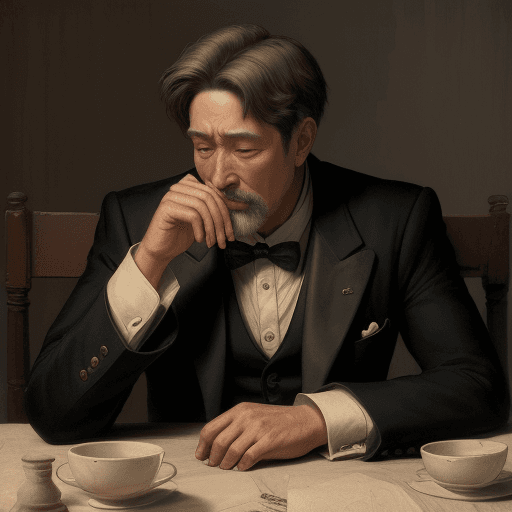 AI generated: A rich man with a beggar heart
