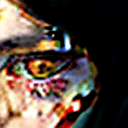 AI generated: portrait, epic realistic, human woman (woman crying blood 1.2), deeply sad facial expression, halo o...
