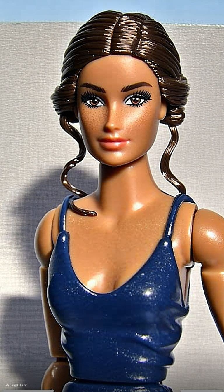 AI generated: Figura intera super scollatura 