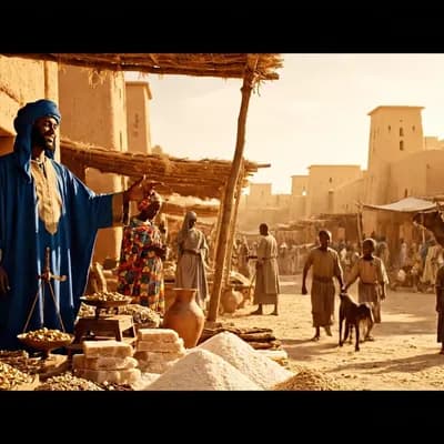 AI generated video: A hyper-realistic portrait of the Mali Empire