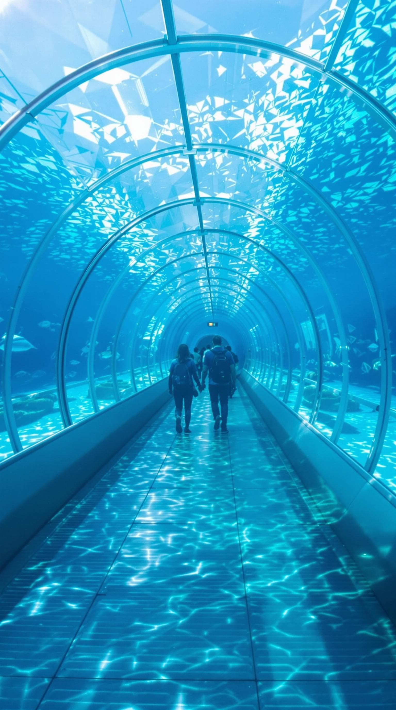 AI generated: 	6. Unterwasser-Metrostation im Persischen Golf
Eine hochmoderne Unterwasser-Metrostation in Dubai, ...