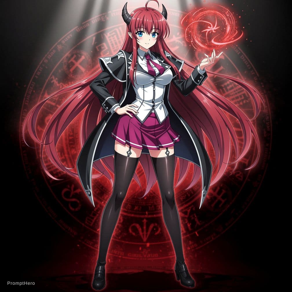 AI generated: futanari rias gremory