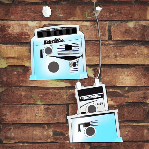 AI generated: create me printable of flashcard of radio for kid