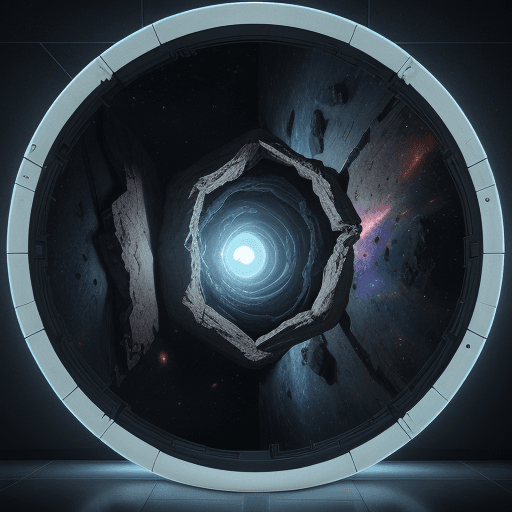 AI generated: space portal to another dimension, unreal engine 5, 8k resolution, trending on artstation, octane re...