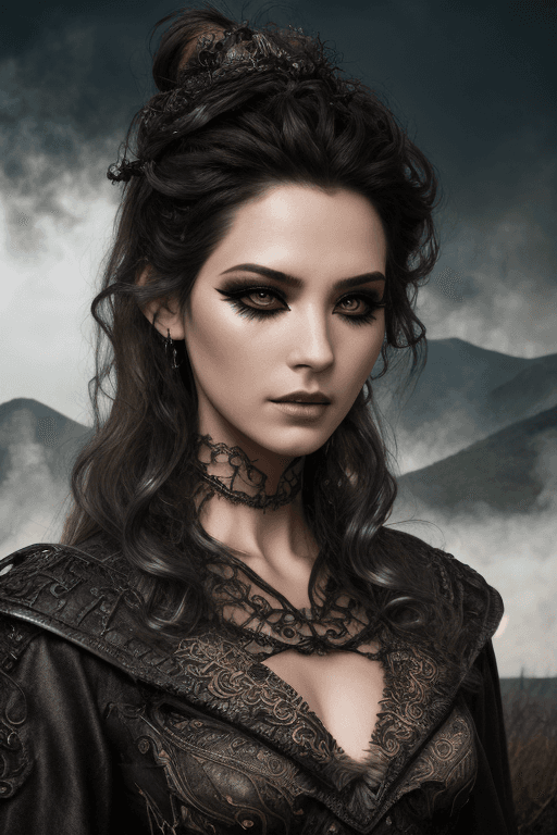 AI generated: (masterpiece:1 0),((Scottish:0.3)),((European:0.5)),((very pale skin:0.5)),((young witch)),practices...