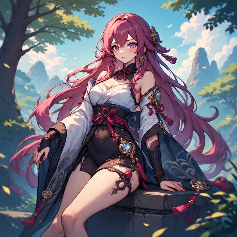 AI generated: Overall, it's an absolute wovens from Genshin Impact. waifu character portrait, 1girl, very high res...