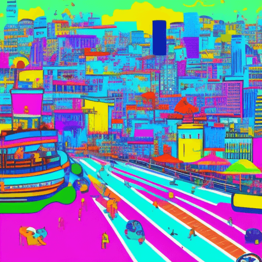 AI generated: vibrant scenes, Punchy Vector --ar 3:2 --niji 6