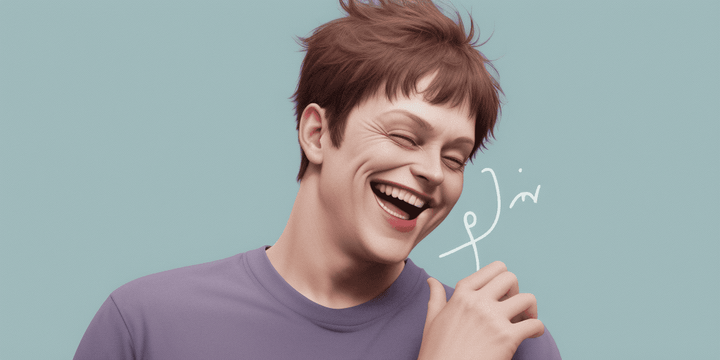 AI generated:  one man that people laugh at , no text , chill