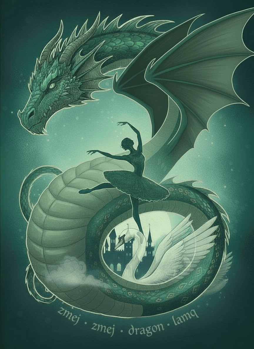 AI generated: make the dragon's wings bigger, remove the girl with the flowers on the background, don't change ano...