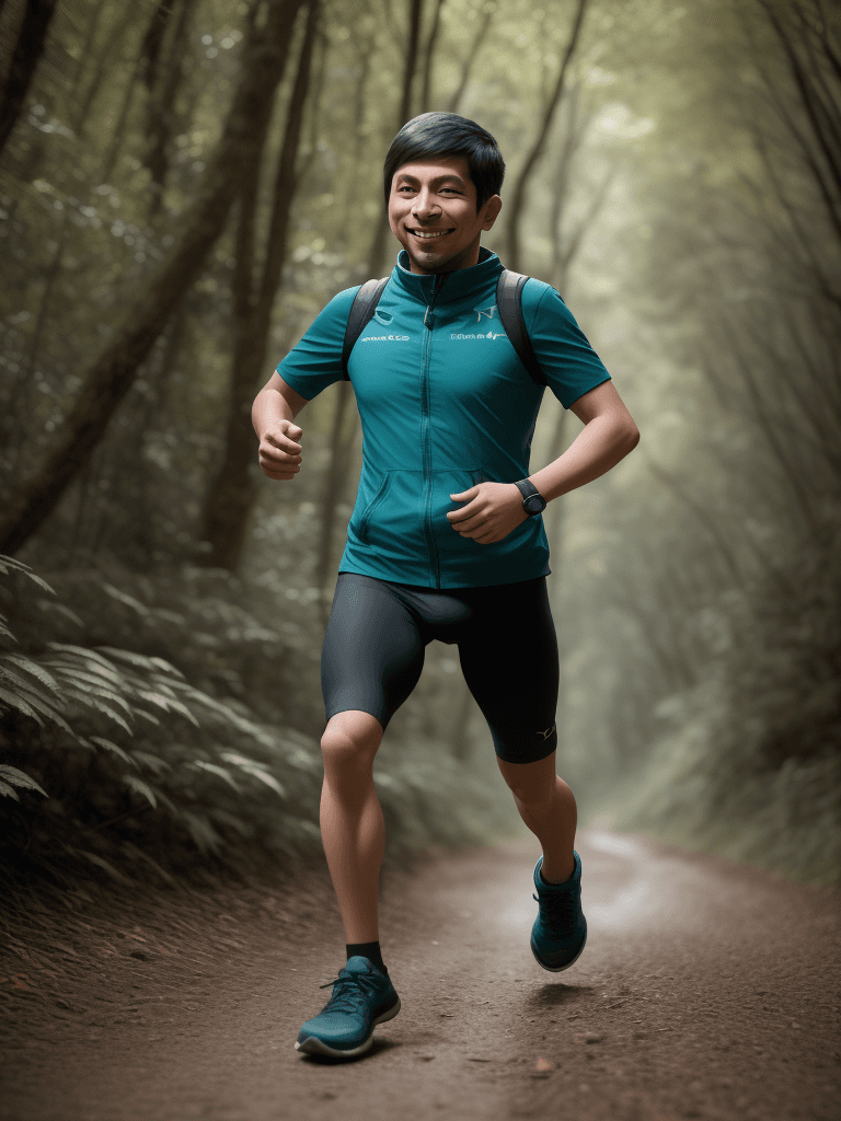 AI generated: oso, sonriendo, corriendo por el bosque , Fujifilm X-T4, Sony FE 85mm f/1. 4 GM --ar 4:5 --q 2 --s 7...