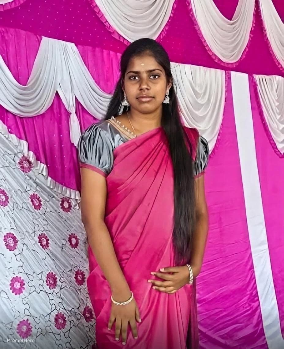 AI generated: Change the saree colour pink