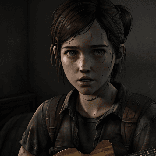 AI generated: ellie, the last of us