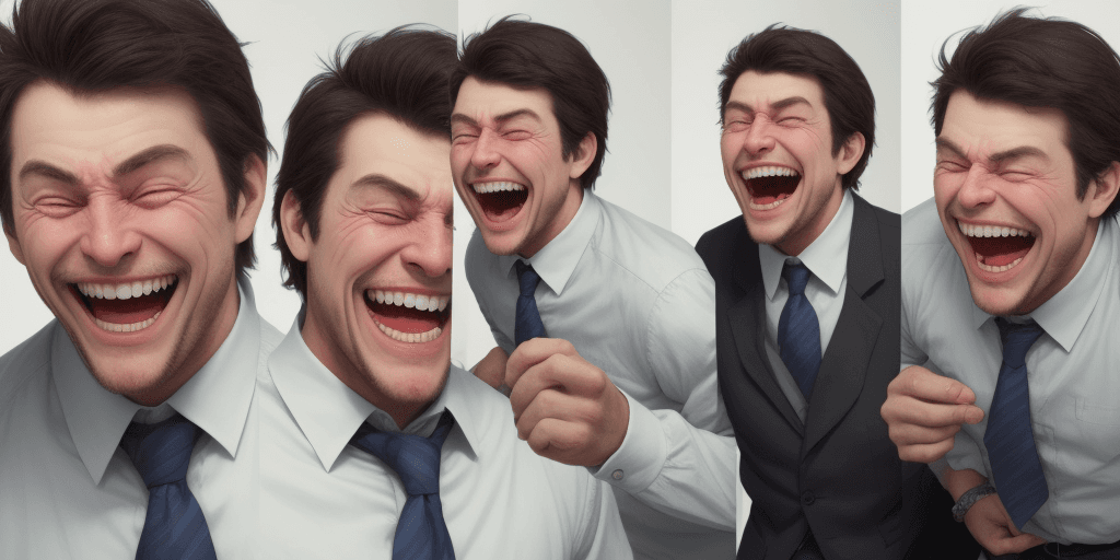 AI generated: a man that people laugh at