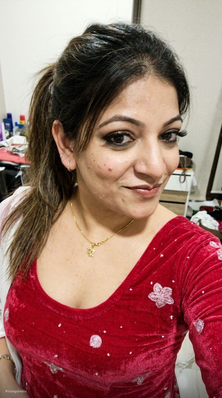 AI generated: Take the face from the input picture. An extremely mediocre iPhone front camera selfie, with no clea...