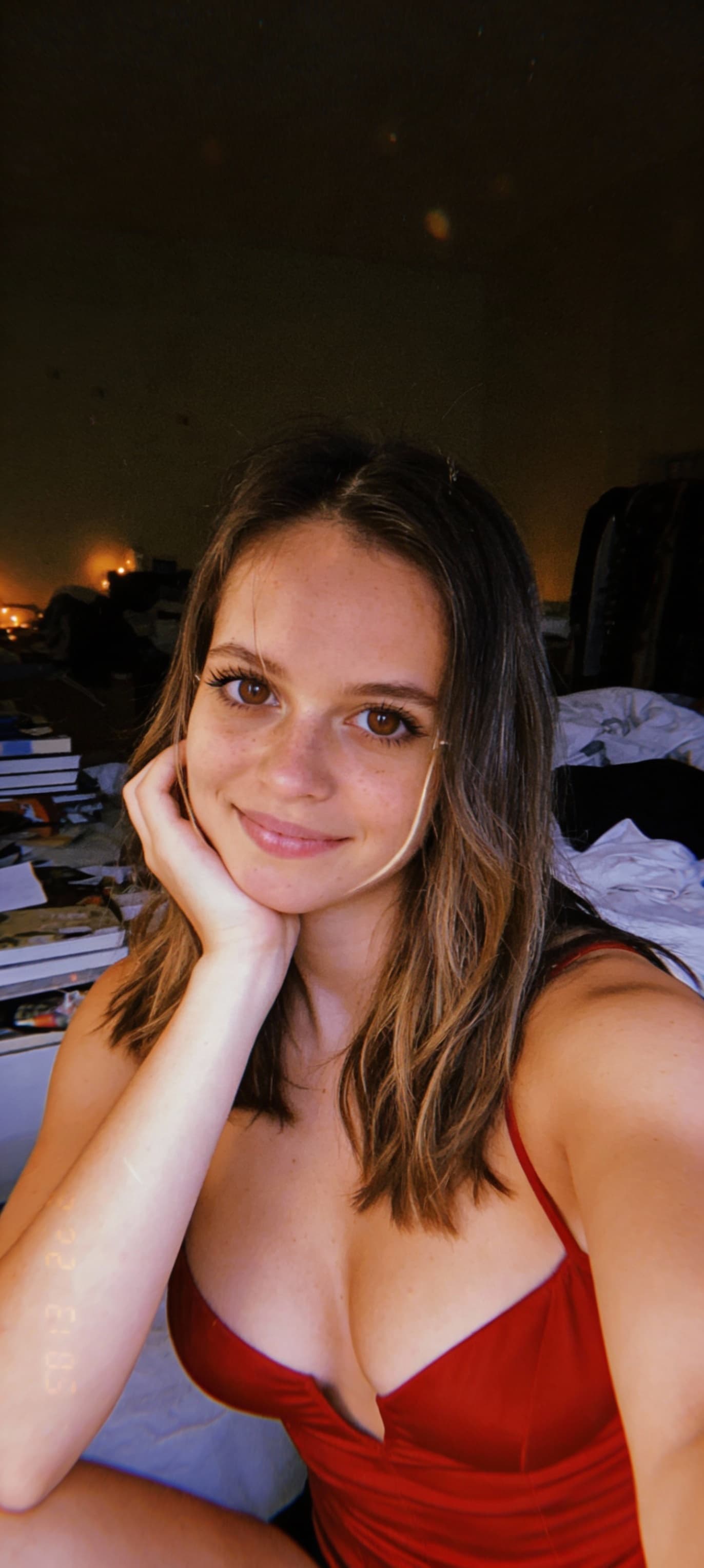 AI generated: An extremely mediocre iPhone front camera selfie, with no clear subject or proper framing — chaotic,...