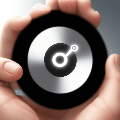 AI generated: Photo of  ultra realistic hand with fingers pointing to the center of the image where an email logo ...