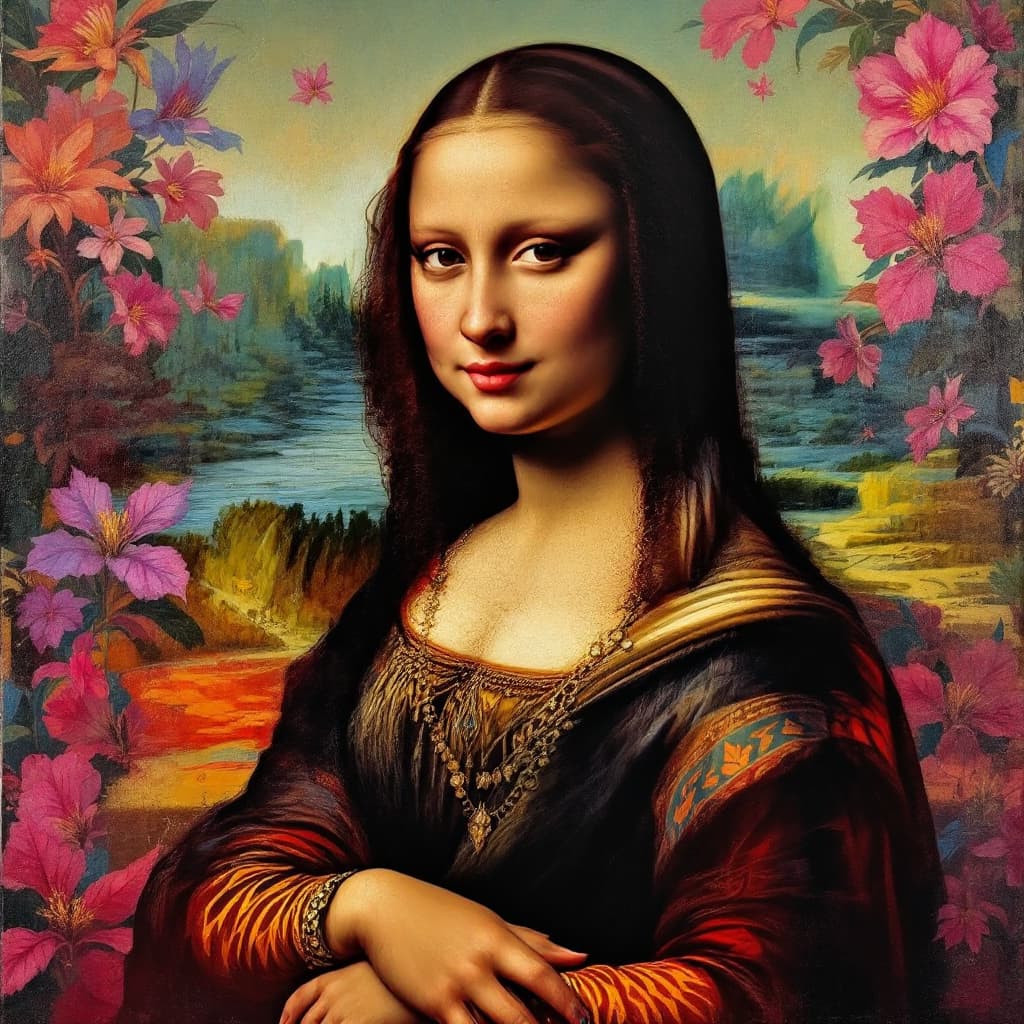 AI generated:  create a portrait of Mona lisa 
 joconde with Brazilian Phonk Art is a creative fusion that blends ...