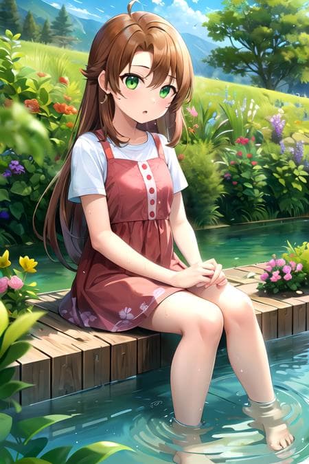 [Pony / SD1.5] Koshigaya Komari (Non Non Biyori) | のんのんびより