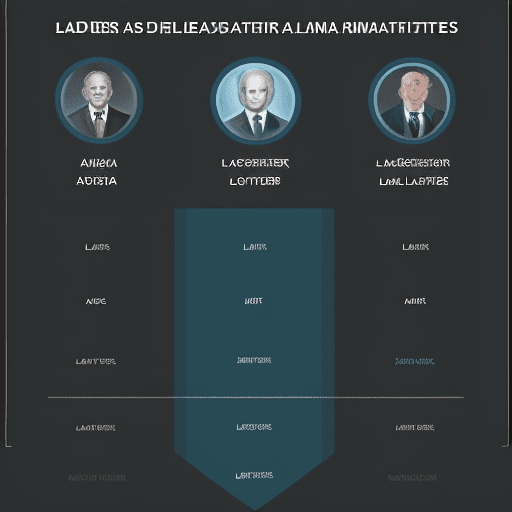 AI generated: High resolution image showing Three types of organizations based on their AI and data adoption: lead...