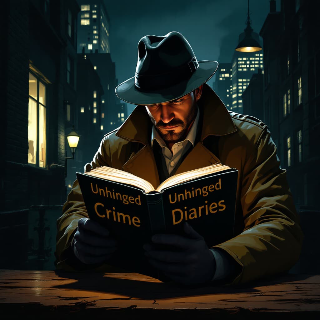 AI generated: Male detective in a trench coat, set against a noir city backdrop at night, in the style of Edward H...