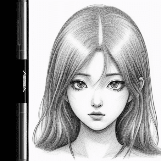 AI generated: old black and white manga style drawing of a human inspired in
manga