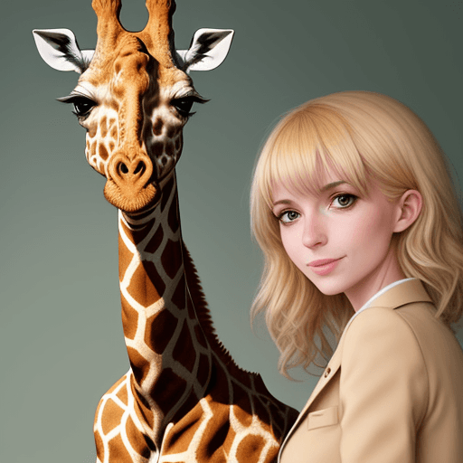 AI generated: 
DOCTEUR LEZARD AUSCULTE UNE GIRAFFE BIMBO