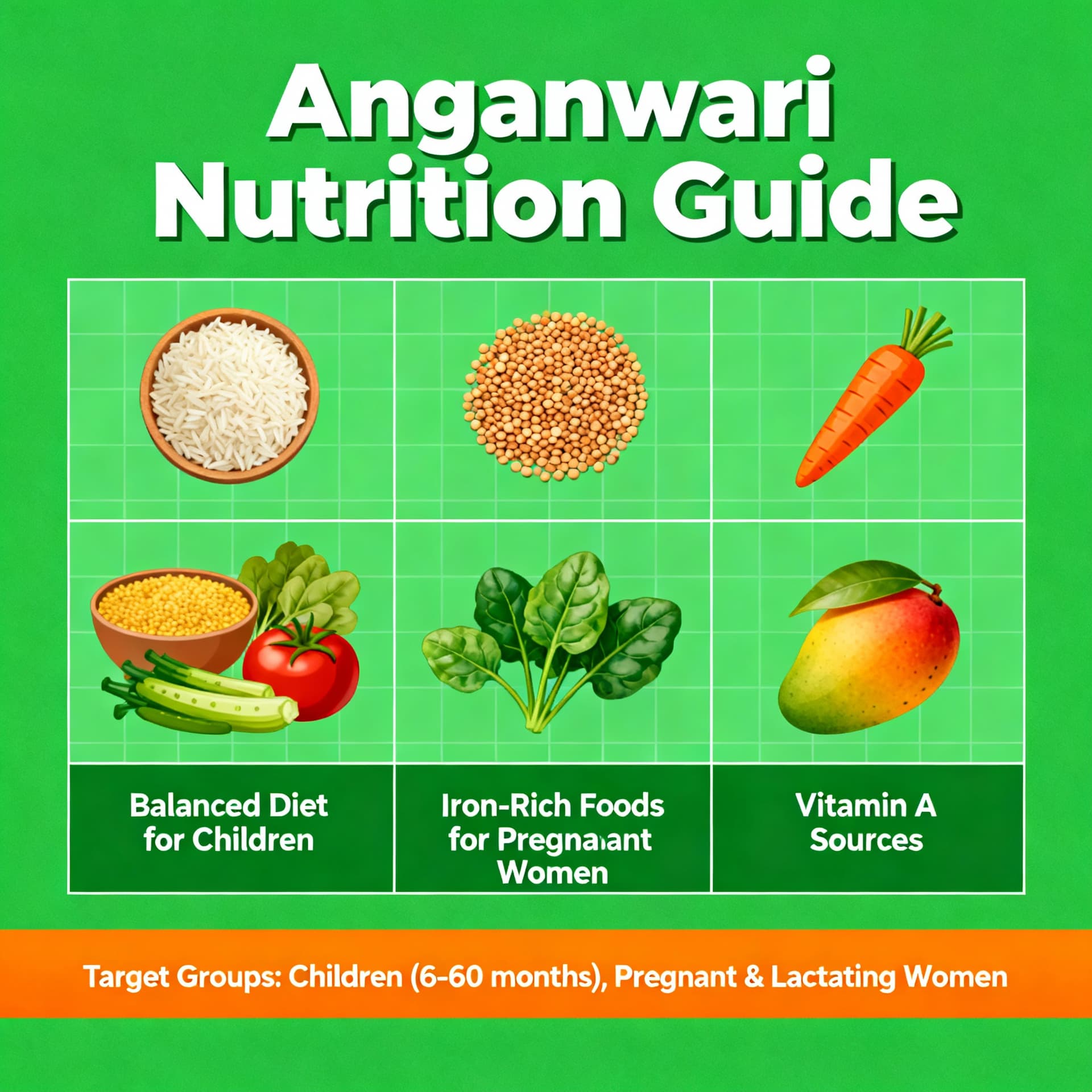 AI generated: Anganwari nutrition