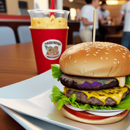 AI generated: burger
