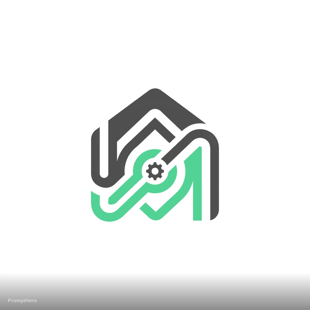 AI generated: Website maintenance service, Strong knowledge, Handy troubleshooter, typographic, light green, gray