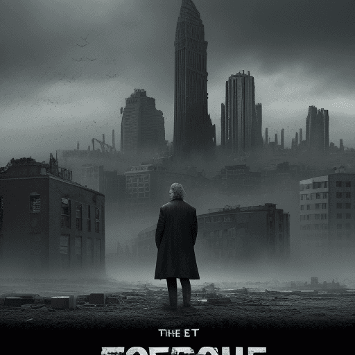 AI generated: A theatre poster seagul apocalypse from the 2015 horror film with the text 'Seaguled' and a city in ...