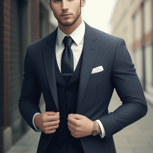 AI generated: dressed man 