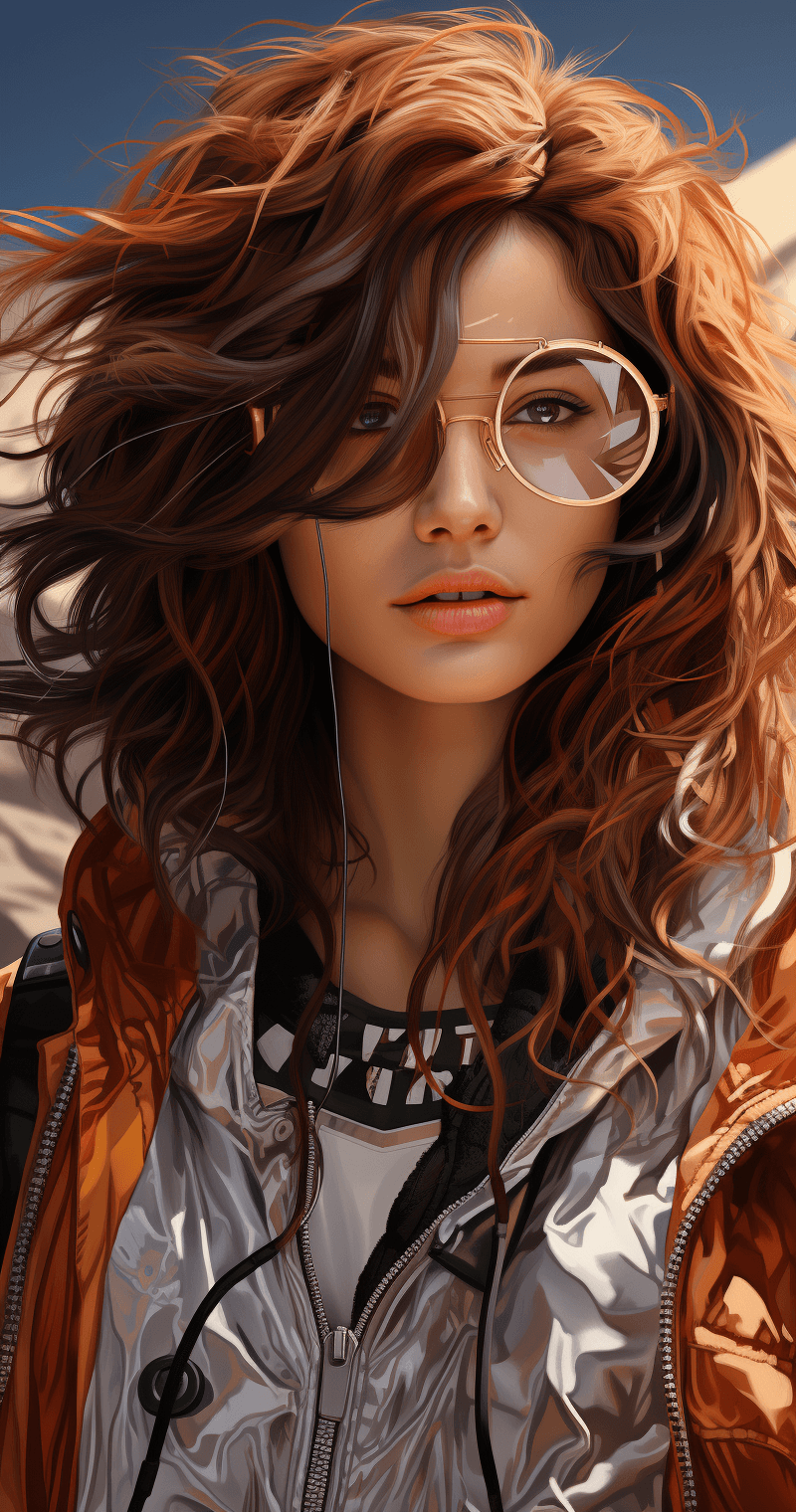 AI generated: ingawendy griffin savino ps1, in the style of realistic fantasy artwork, urban and edgy, realistic h...