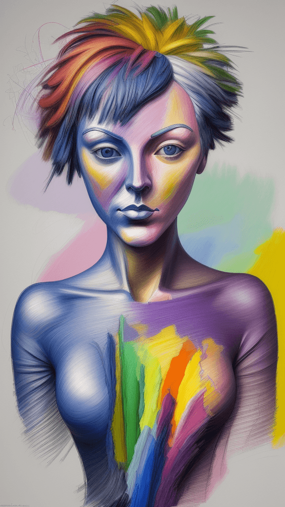 AI generated: realistic conceptual art a fauvism plo figurative impressionism divisionism technique vibrant impres...