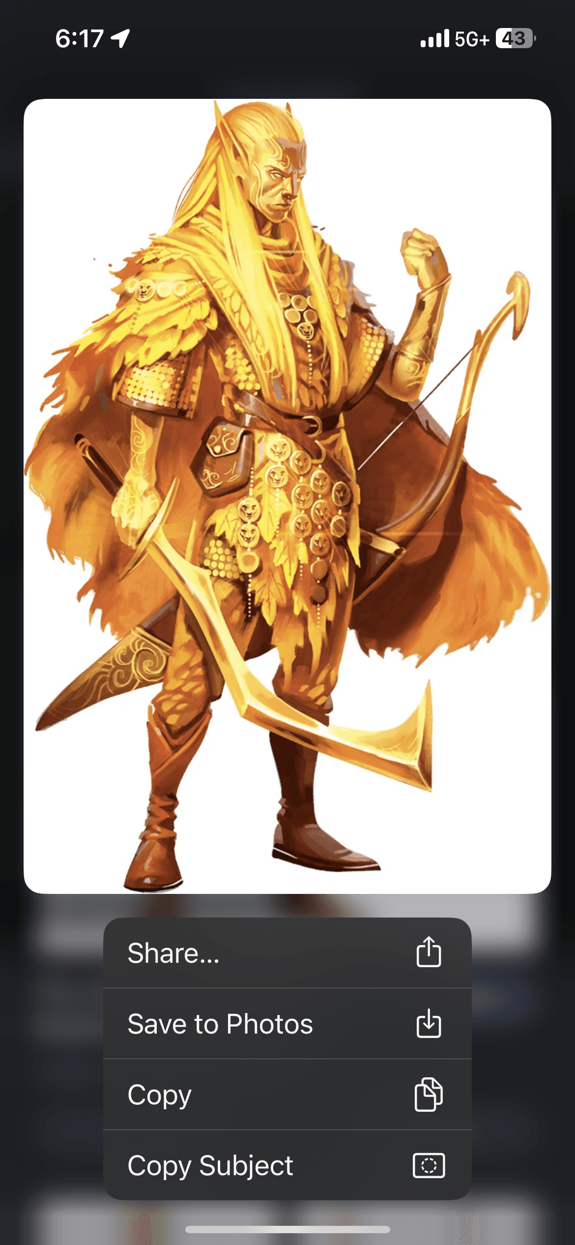AI generated: Wizard in a robe holding a staff