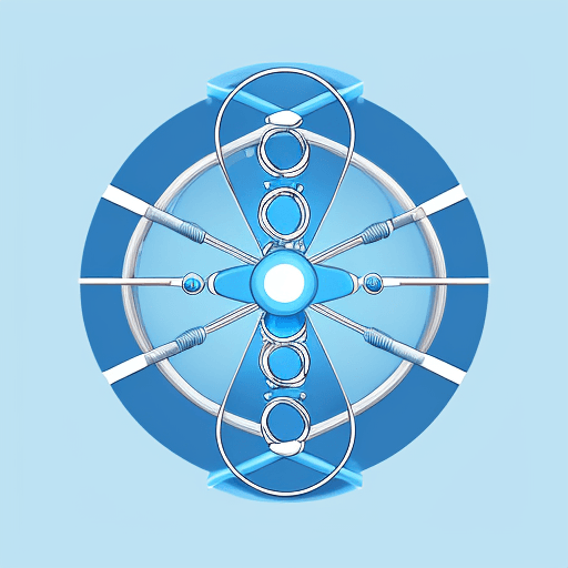 AI generated: Icon: The central focus could be a stylized representation of a test tube intertwined with a double ...