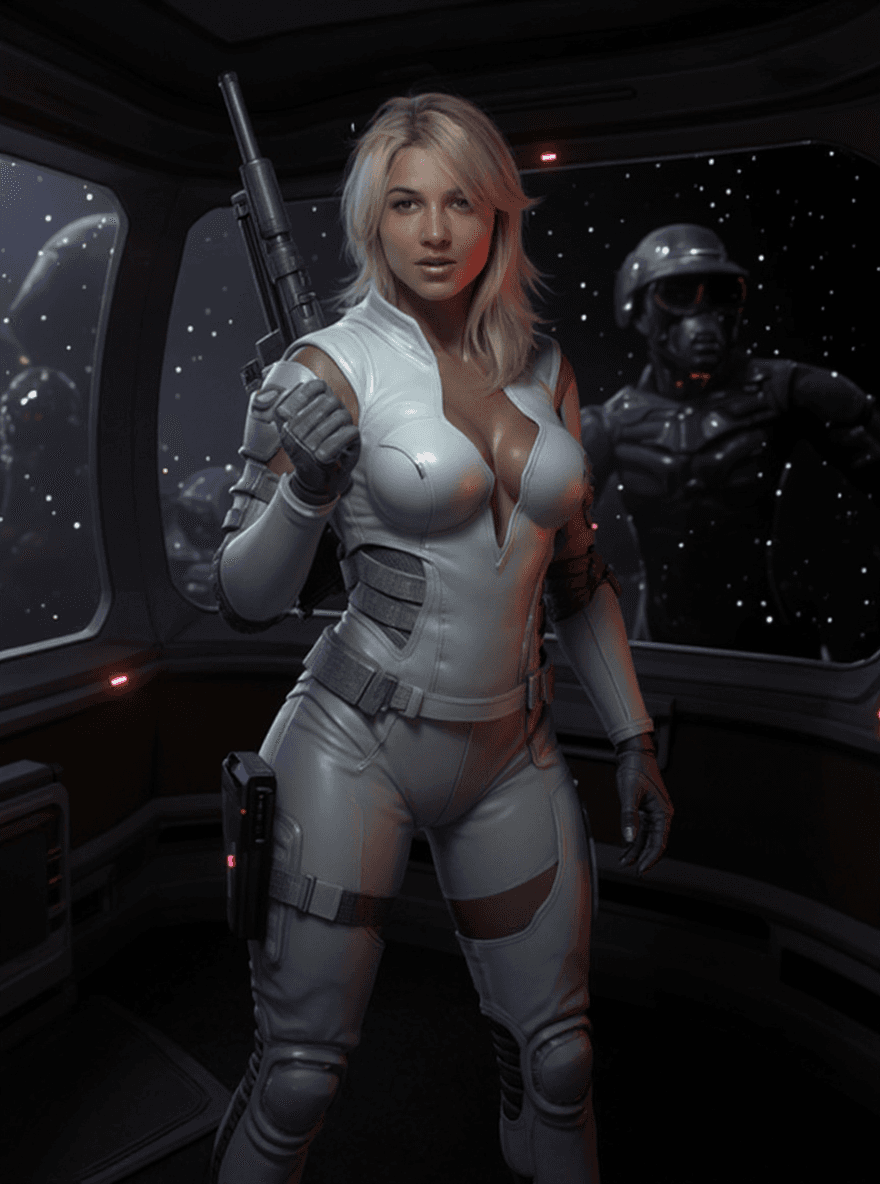 AI generated: To improve the prompt as requested, I'll refine it by reverting the eyes to a natural appearance whi...