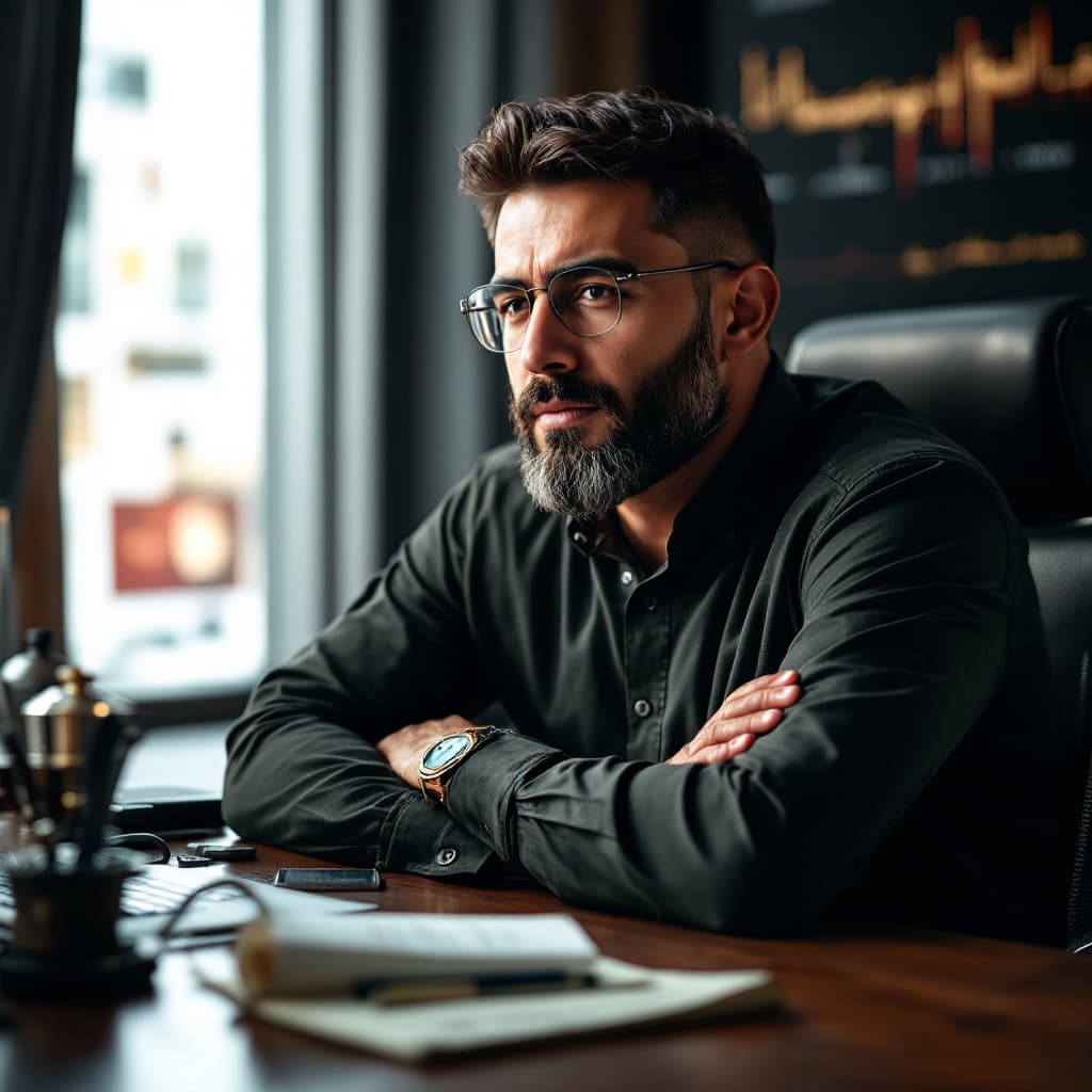 AI generated: create bannar for youtube channel named "CEO arabic"