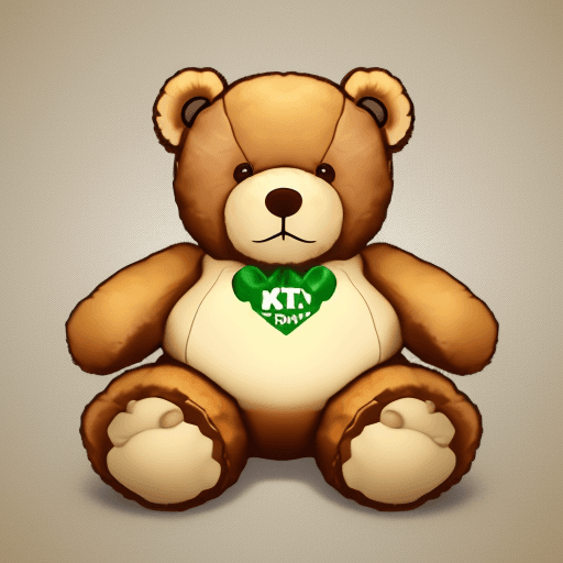 AI generated: logo teddy bear more fat