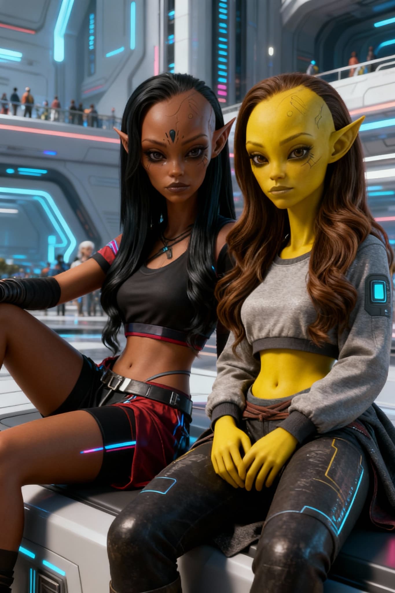 AI generated: Character green and character brown. Two best friends hanging out together. Join these two character...
