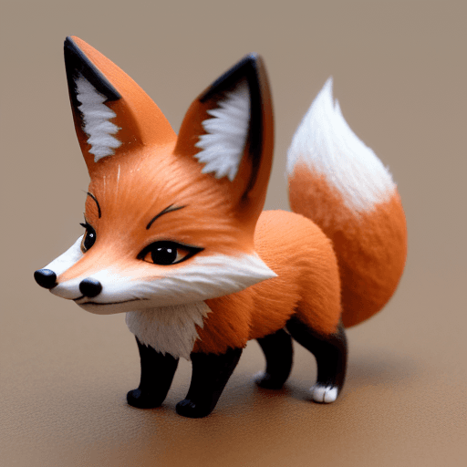AI generated: little fox
