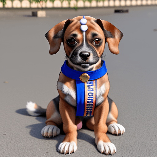 AI generated: faça um cachorro sentado

