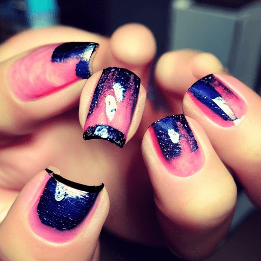 AI generated: a photo of nail art design, photorealistic, professional, high resolution, 8k, 4k, vivid color, Tren...