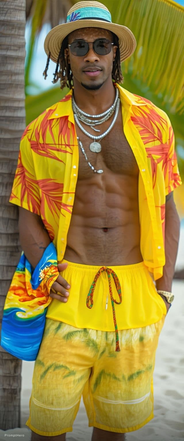 AI generated: Change the outfit add the bikini