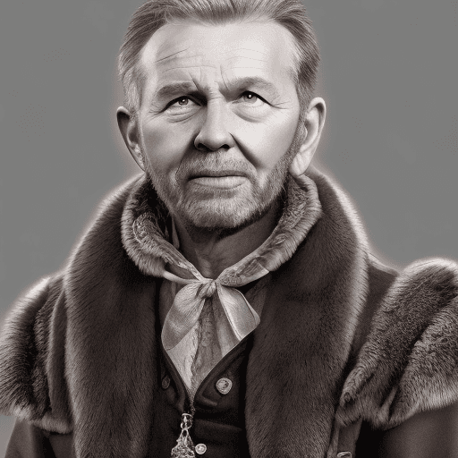 AI generated: Photo of realisitc face of Karel Gott