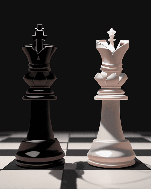 AI generated: Generate two images for a chess channel's avatar on YouTube and TikTok. The first image for YouTube ...